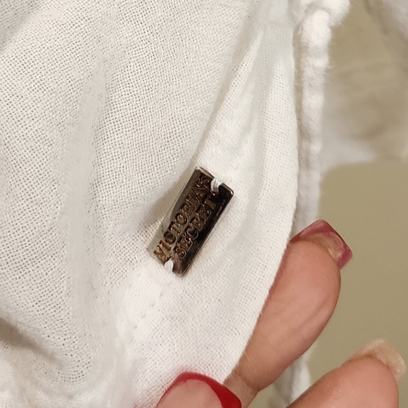 Victoria's Secret 100% Cotton White Short strappless Romper size XS - Picture 2 of 10